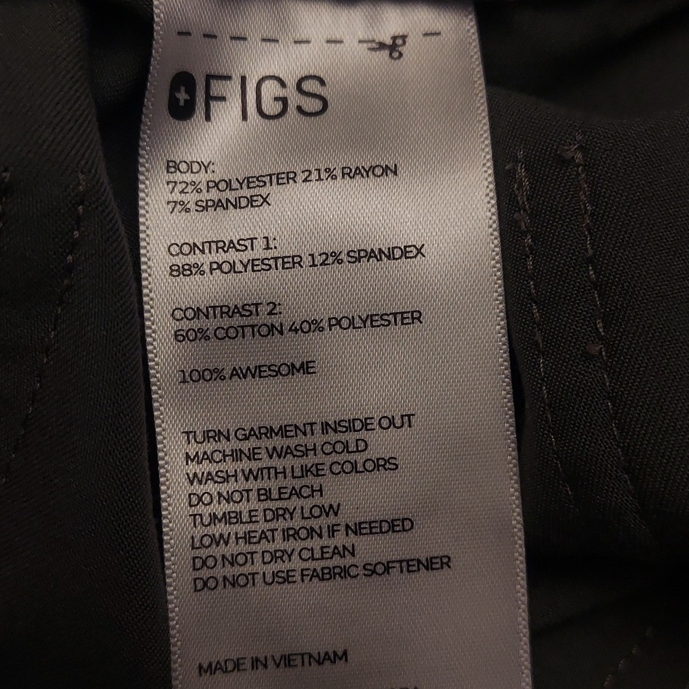 FIGS Army Green Zamora Jogger Scrub Pants - Picture 13 of 15